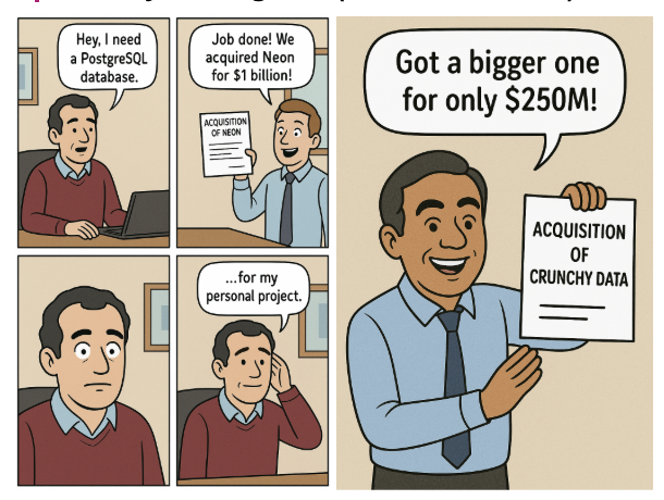 but, my Postgres (+ lakehouse) is free